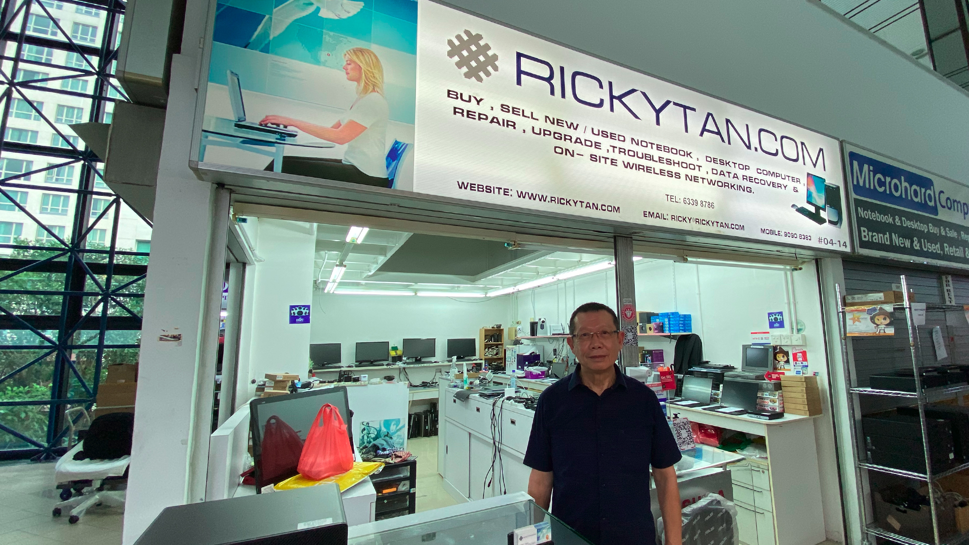 Ricky Tan PC and Laptop Repair Shop Sim Lim Square